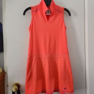 Adidas Women's Vibrant Coral Mini Dress